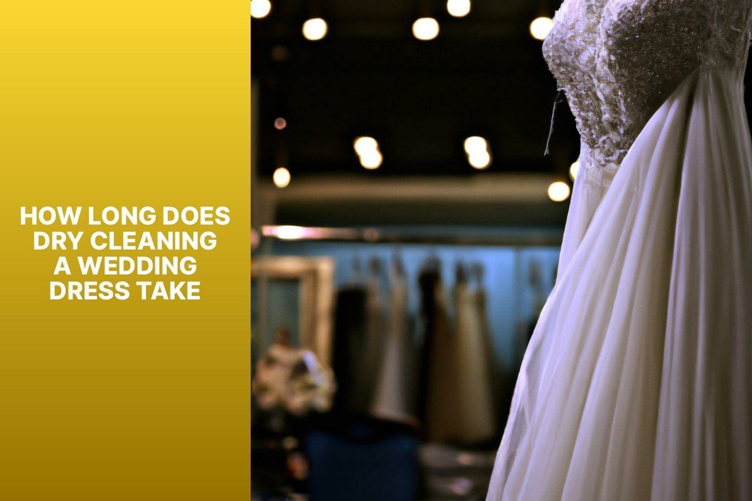 how long does dry cleaning a wedding dress take? Sage Cleaners