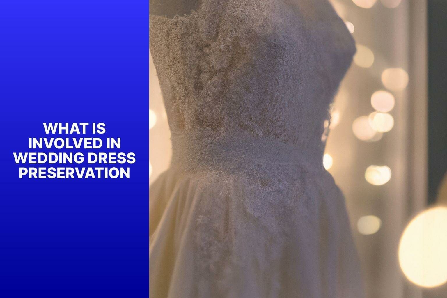 What is involved in wedding dress alterations and preservation?